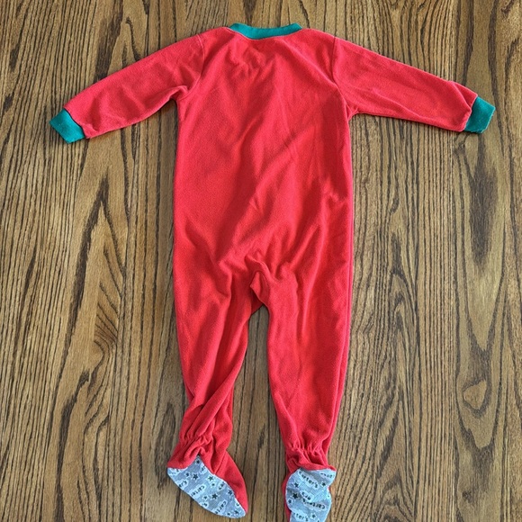 Carters 24M one piece Christmas Pajamas - Picture 3 of 4